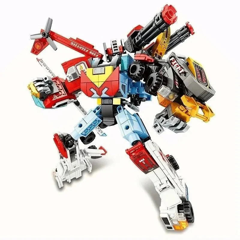 Mecha Transforming Steel Robot Warrior Bricks Toy | 725pcs