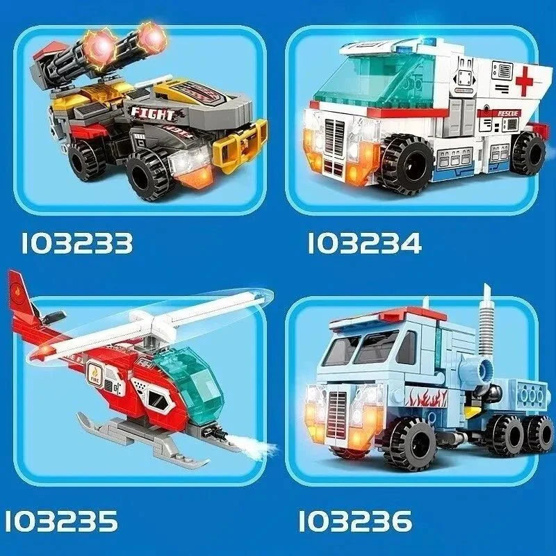 Mecha Transforming Steel Robot Warrior Bricks Toy | 725pcs