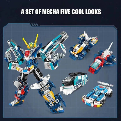Mecha Warrior Transformed Steel Robot Bricks Toy | 702pcs