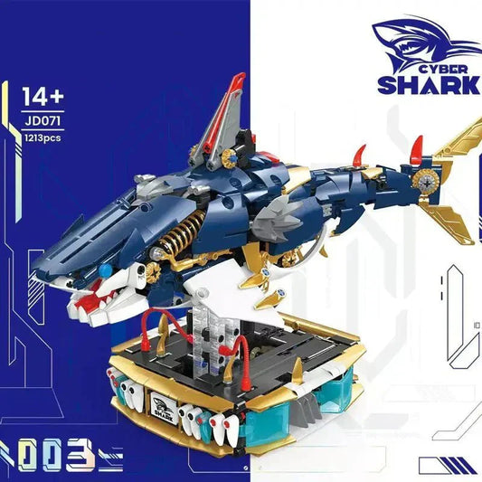 Mechanical Cyber Shark | 1213pcs