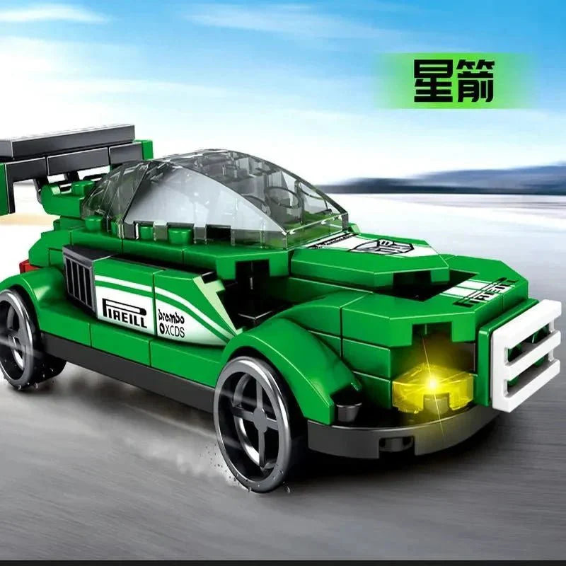 Mechanical Transformation Robot Racing Car Bricks Toy | 657pcs