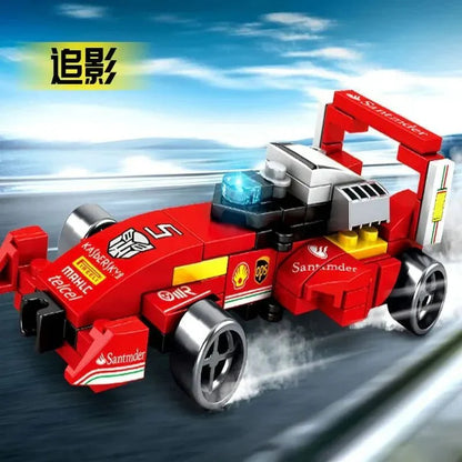 Mechanical Transformation Robot Racing Car Bricks Toy | 657pcs
