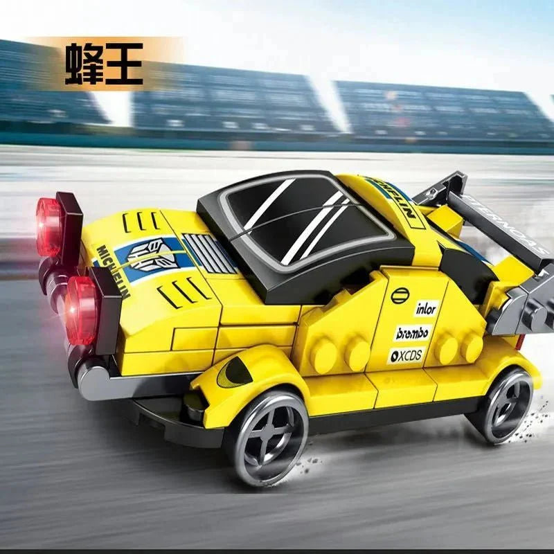 Mechanical Transformation Robot Racing Car Bricks Toy | 657pcs