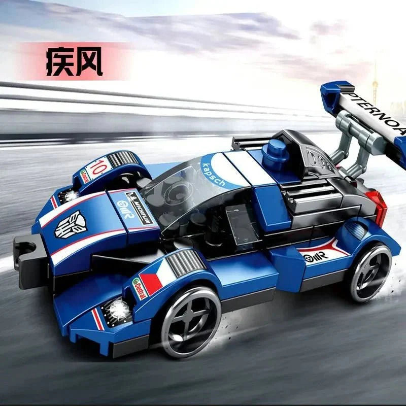 Mechanical Transformation Robot Racing Car Bricks Toy | 657pcs