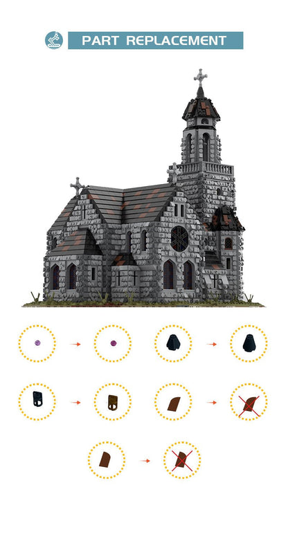 Medieval Cathedral | 6675pcs