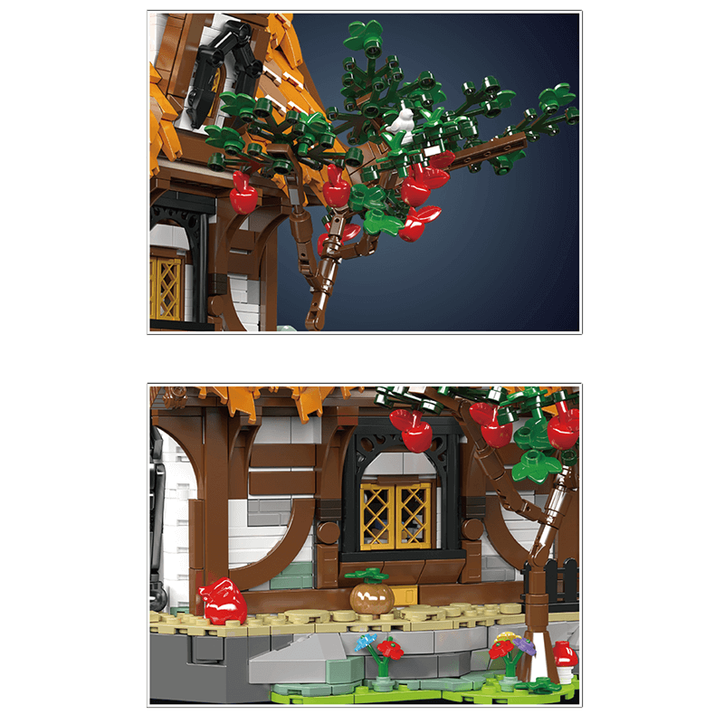 Medieval Wooden Cabin | 2191pcs