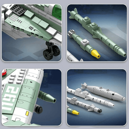 MiG Gurevich MIG-29 Fighter | 1386pcs