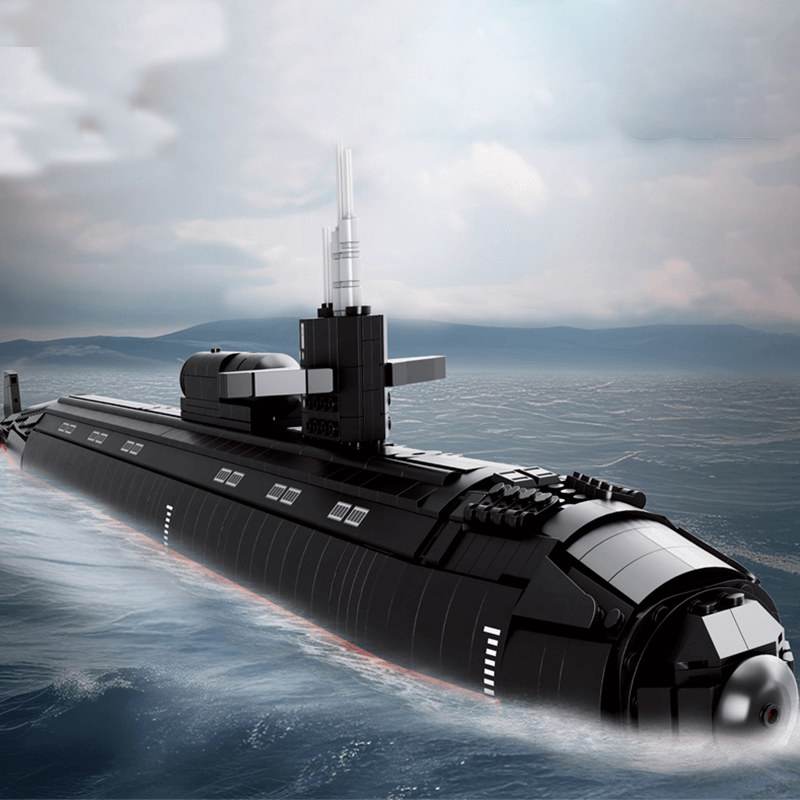 Military Los Angeles-Class SSN Submarine | 2987pcs