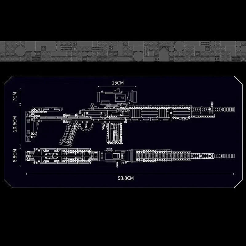 Military MK14 Battle | 1606pcs