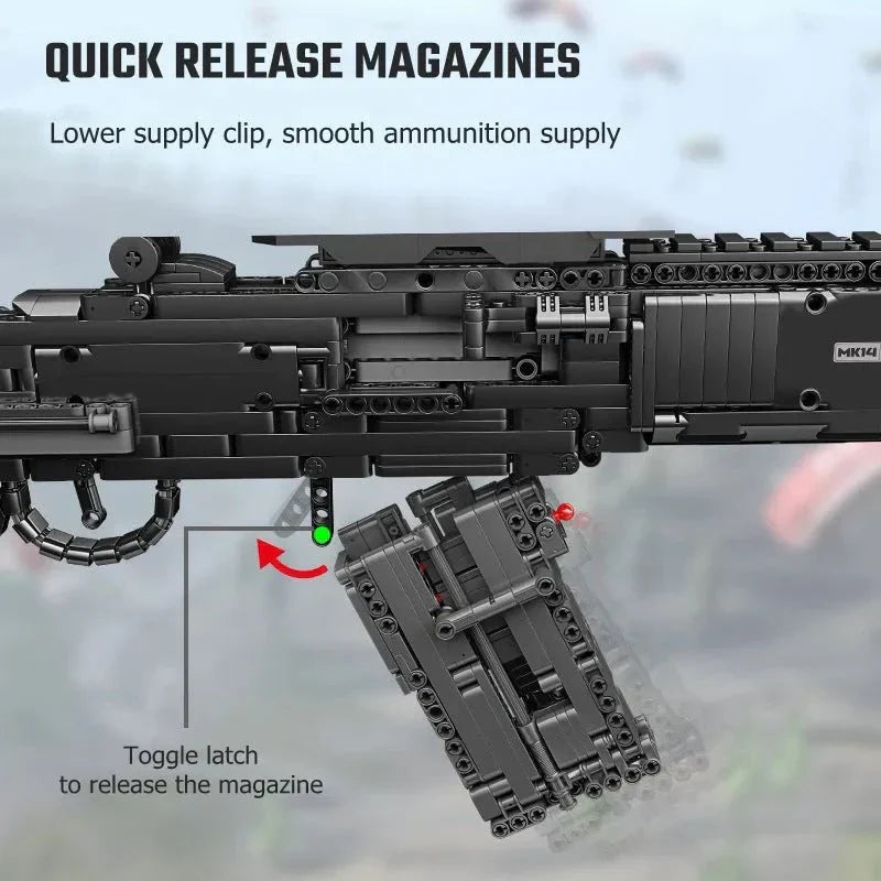 Military MK14 Battle | 1606pcs
