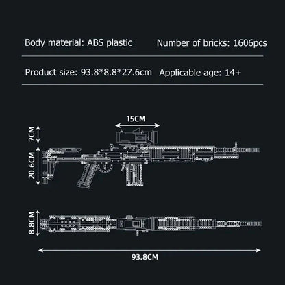 Military MK14 Battle | 1606pcs