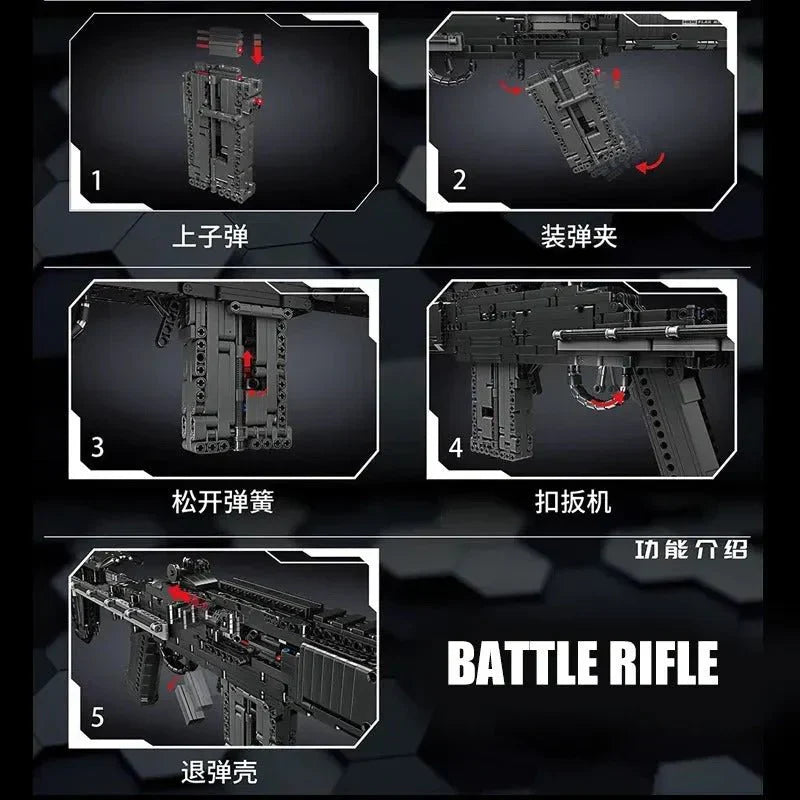 Military MK14 Battle | 1606pcs