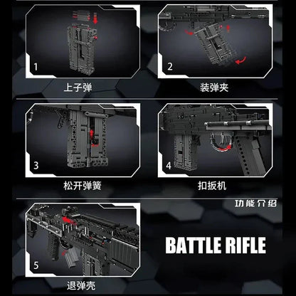 Military MK14 Battle | 1606pcs