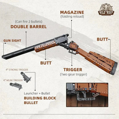 Military Motorized Double-Barreled Shot | 1015pcs