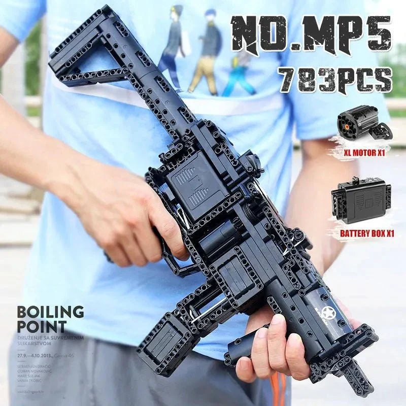 Military Motorized MP5 SMG | 796pcs
