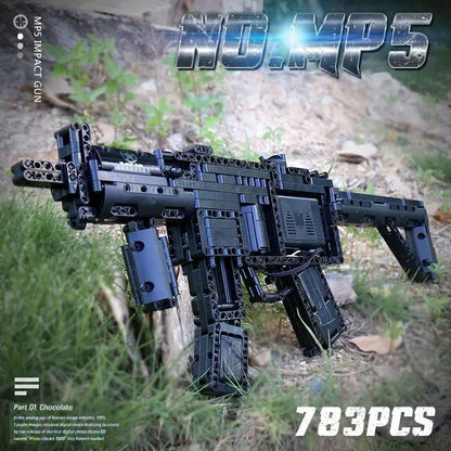 Military Motorized MP5 SMG | 796pcs
