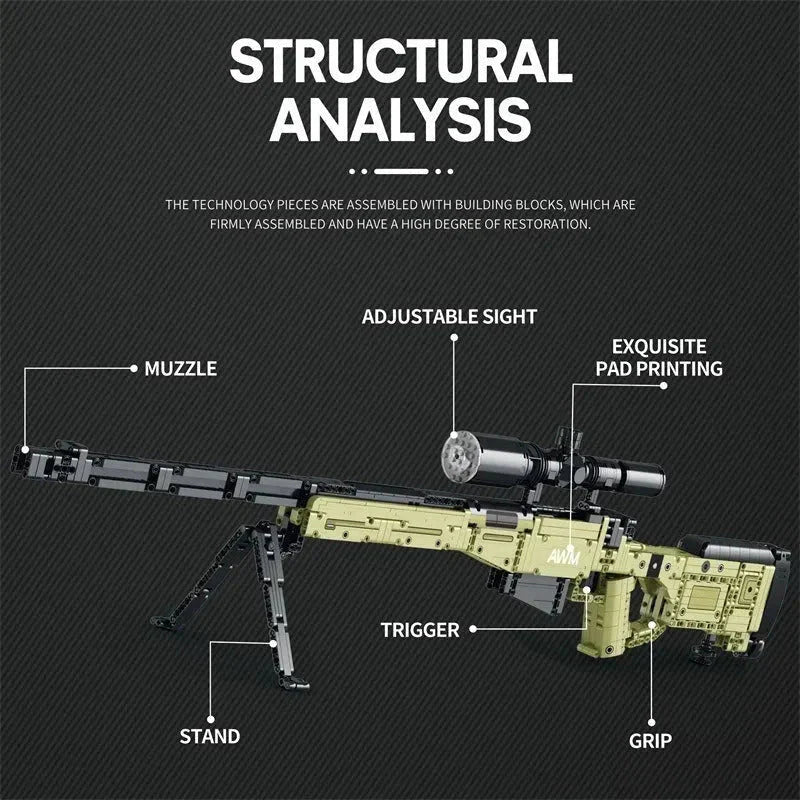 Military Super Magnum AWM | 1336pcs