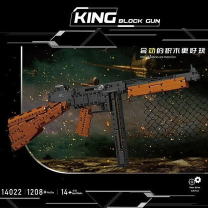 Military Thompson Sub Machine | 1208pcs