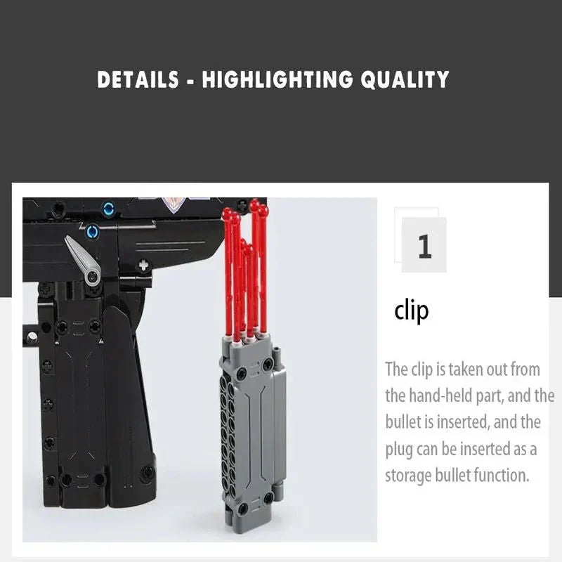Military UZI SMG | 359pcs