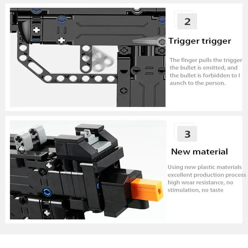Military UZI SMG | 359pcs