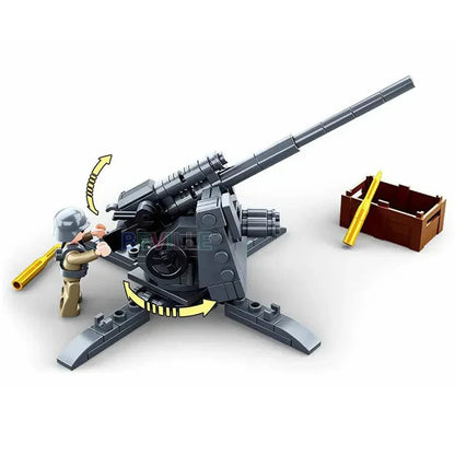 Military WW2 Normandy Landing 88MM Anti-Tank | 115pcs