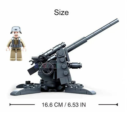 Military WW2 Normandy Landing 88MM Anti-Tank | 115pcs