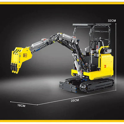RC Mini Excavator | 1717pcs