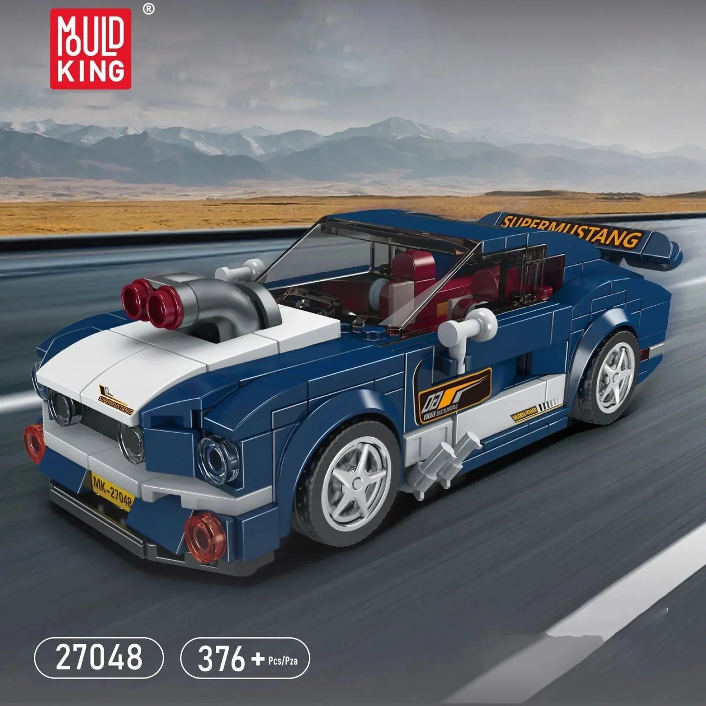 Mini Retro Pony Car | 376pcs