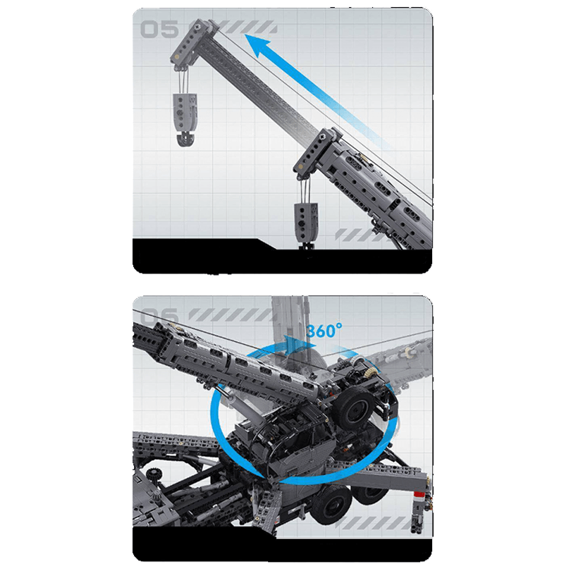 Mobile Crane Truck | 2686pcs