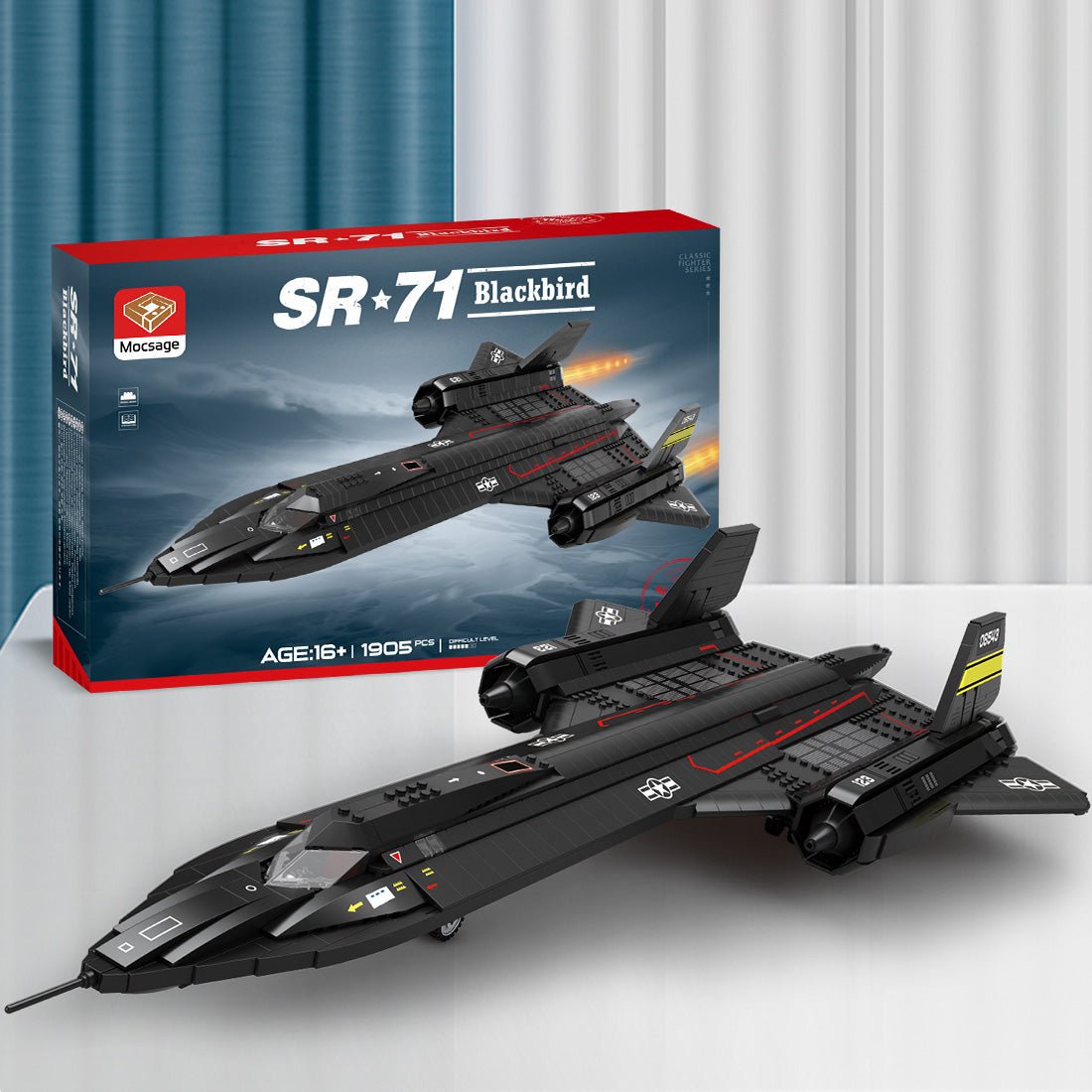 Sr71 Blackbird Tactical Aircraft | 1905pcs