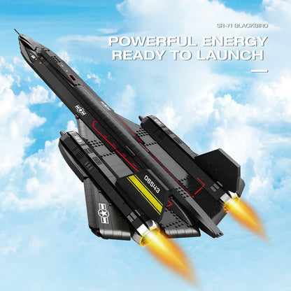 Sr71 Blackbird Tactical Aircraft | 1905pcs