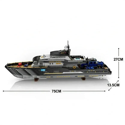 Modern Luxury Yacht | 4421pcs