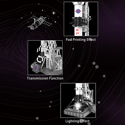 Moon Landing Program Rocket X | 868pcs