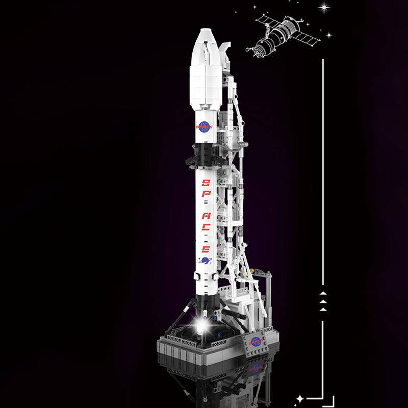 Moon Landing Program Rocket X | 868pcs