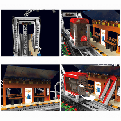 Motorised Monorail | 1487pcs
