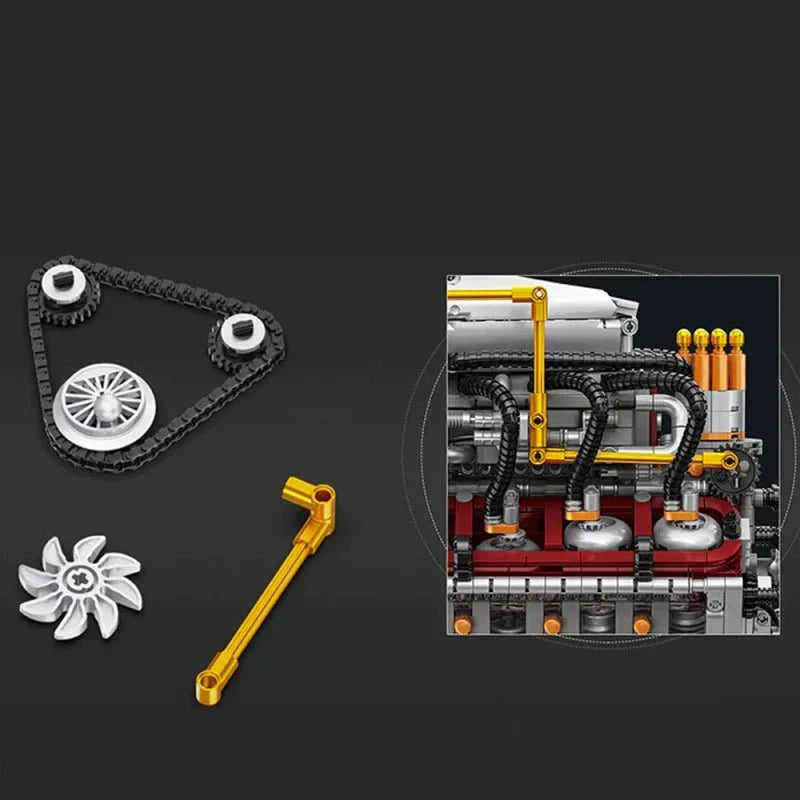 Motorised Muscle V8 | 2347pcs