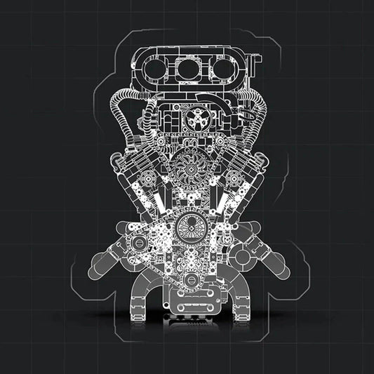 Motorised Muscle V8 | 2347pcs