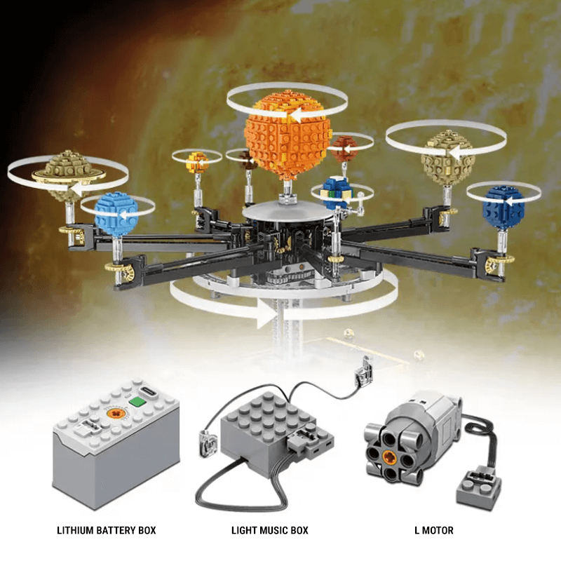 Motorised Solar System | 1468pcs