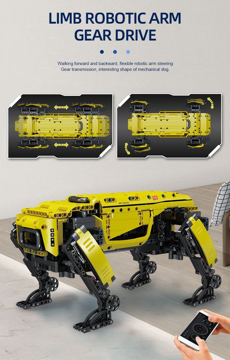 Motorized Boston Dynamic Alphadog LS3 | 936pcs