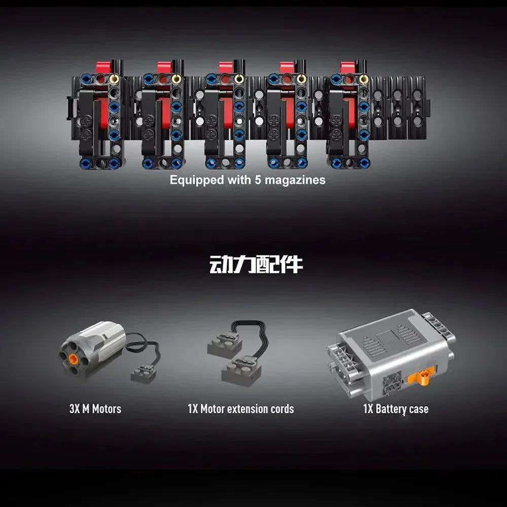 Motorized Burst Light Machine | 1408pcs