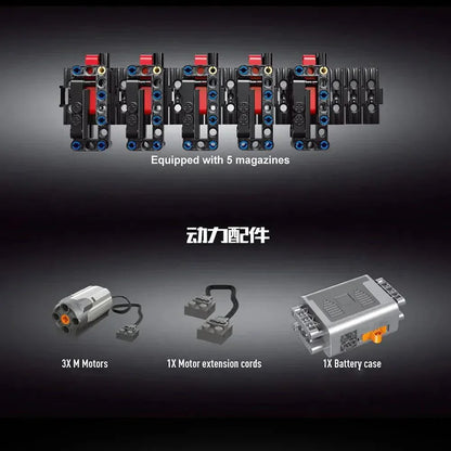 Motorized Burst Light Machine | 1408pcs