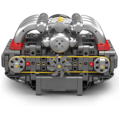 Motorized Flat-6 Boxer Engine | 608pcs