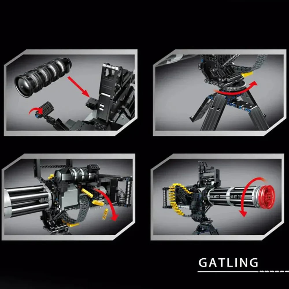 Motorized Gatling Heavy Machine | 1935pcs