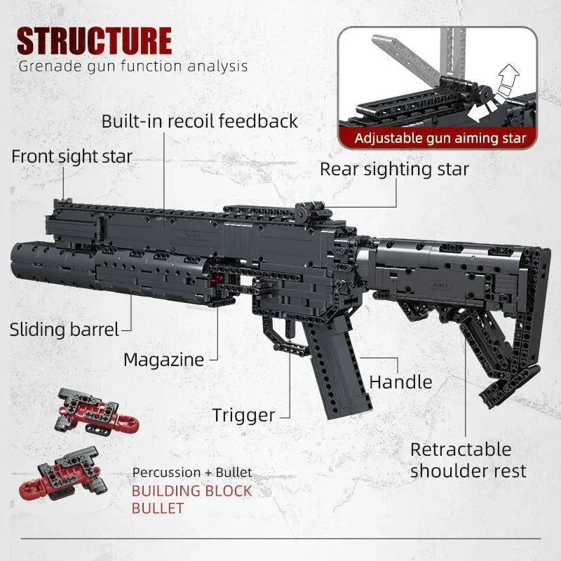 Motorized Grenade Launcher | 1333pcs