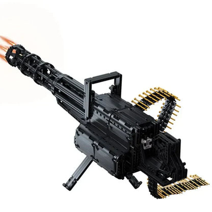 Motorized Military Gatling Cannon | 1524pcs