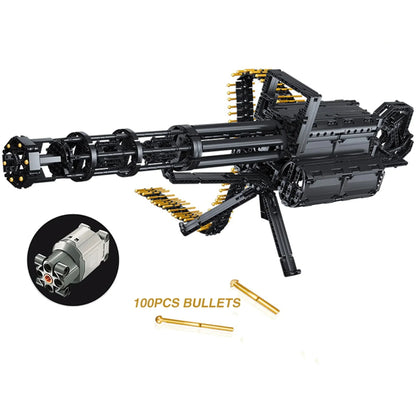 Motorized Military Gatling Cannon | 1524pcs