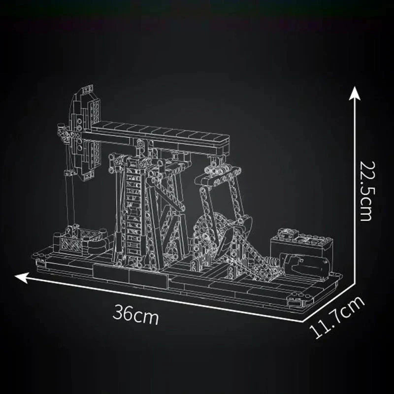 Motorized Oil Well Rig | 840pcs