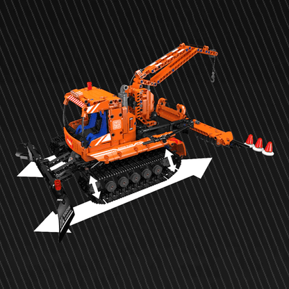 Motorized Snowplow Truck | 1240pcs