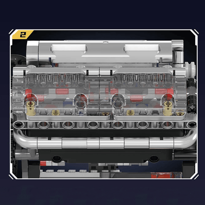 Motorized V8 Muscle Engine | 534pcs