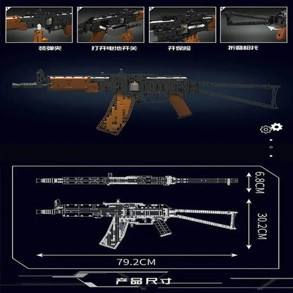 Motorized AK47 | 1418pcs